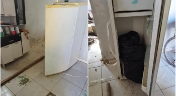 Corpo de mulher é encontrado em saco dentro de geladeira, em Aparecida
